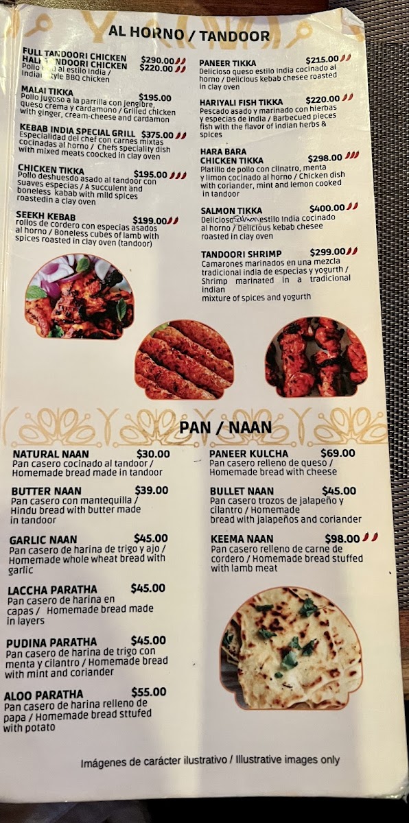 Taste Of India Cancun Menu - Image 6